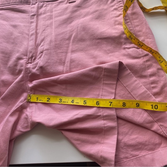 J.Crew Pink 7" Flex Chino Shorts Size 34 Flat Front Cotton Summer Casual Preppy - Picture 11 of 14